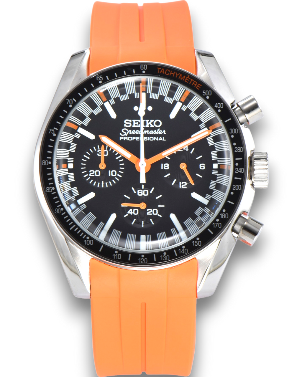 MOD カスタム　ウォッチ Orange Speed Custom Seiko Mod Watch – Zjanimods