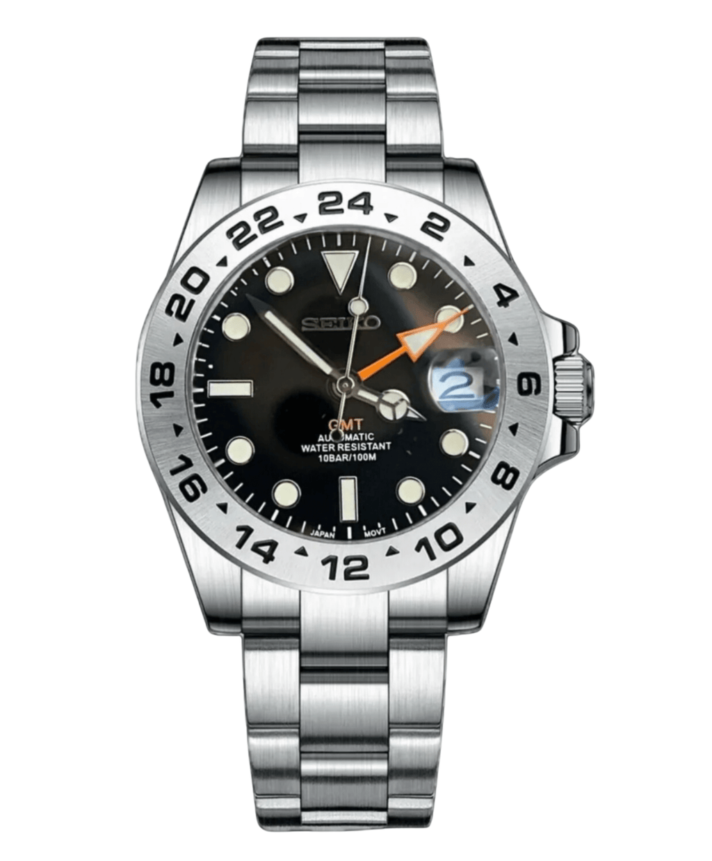 Seiko Mod Explorer II Black – ZJani Mods
