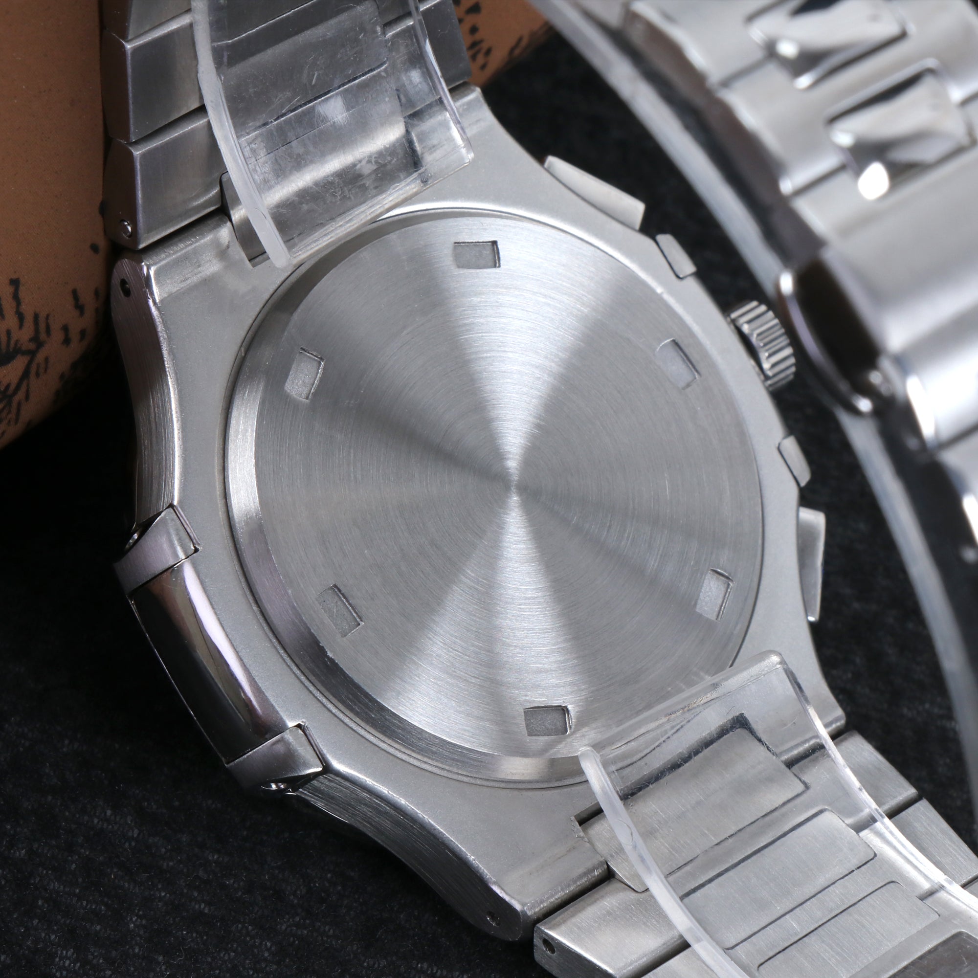 Custom Vintage Black Seiko meca-quartz Mod Watch – ZJani Mods