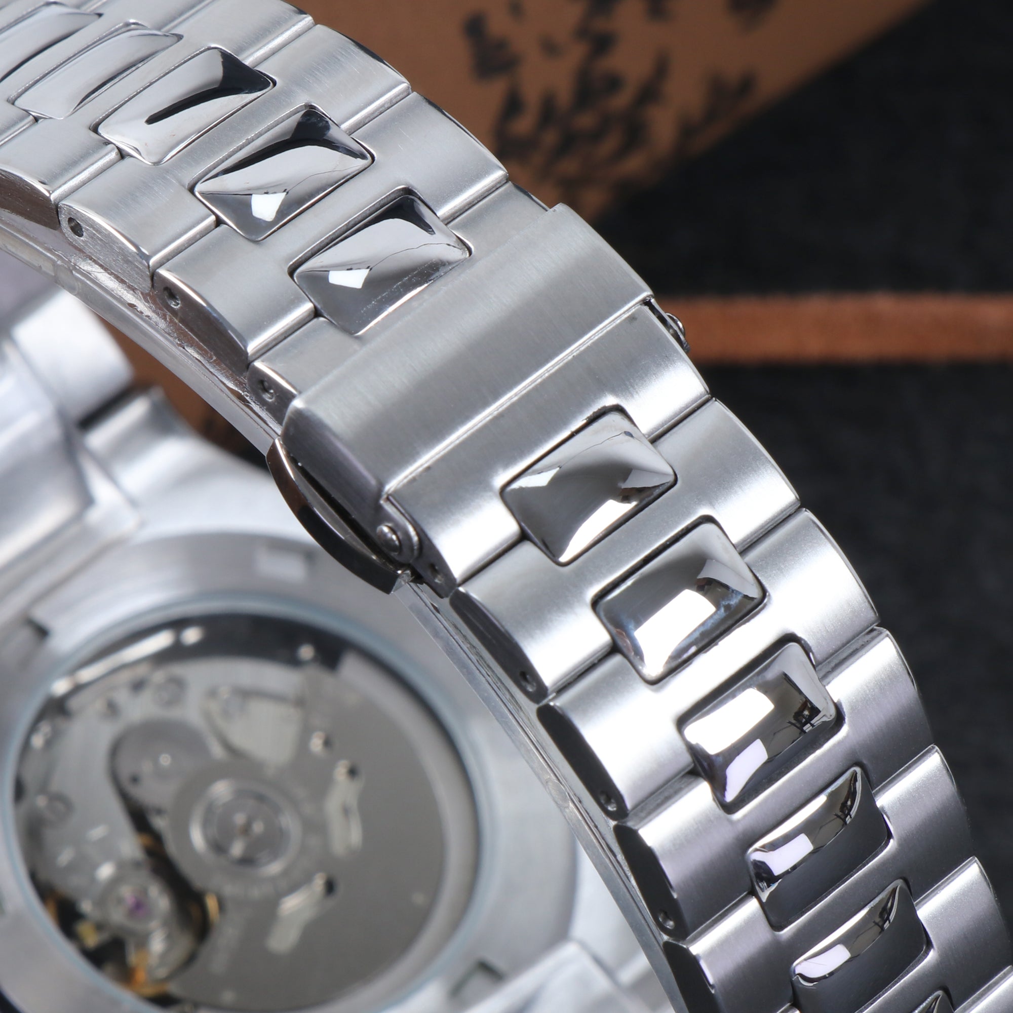 Custom Vintage Blue Open-Heart Automatic NH38 Mod Watch – ZJani Mods