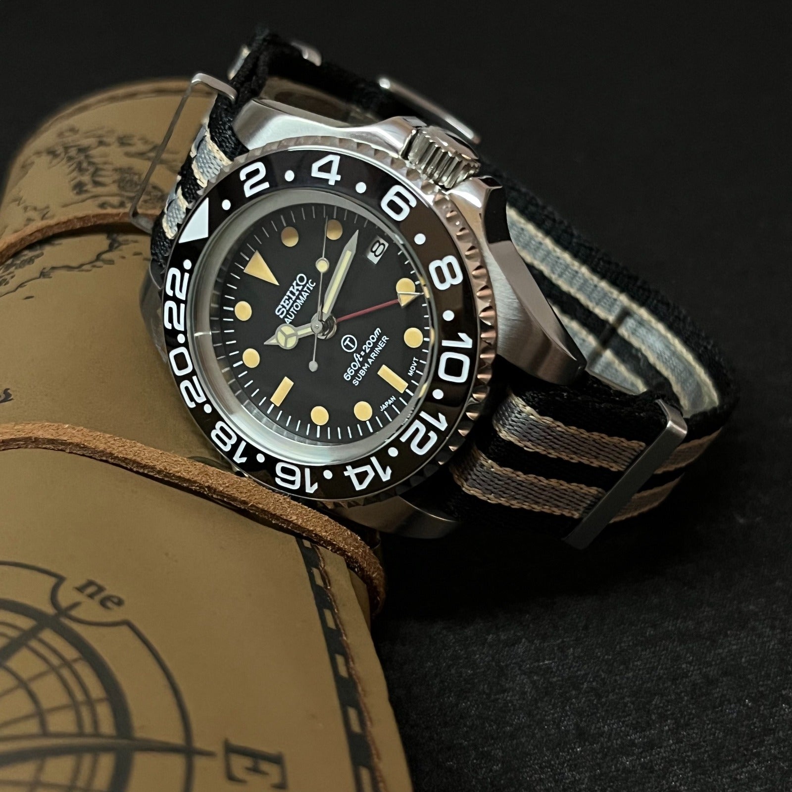 Custom Vintage Milsub GMT Mod - 44MM With Date