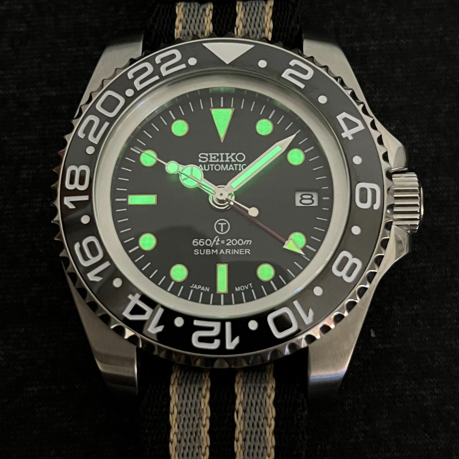 Custom Vintage Milsub GMT Mod - 44MM With Date