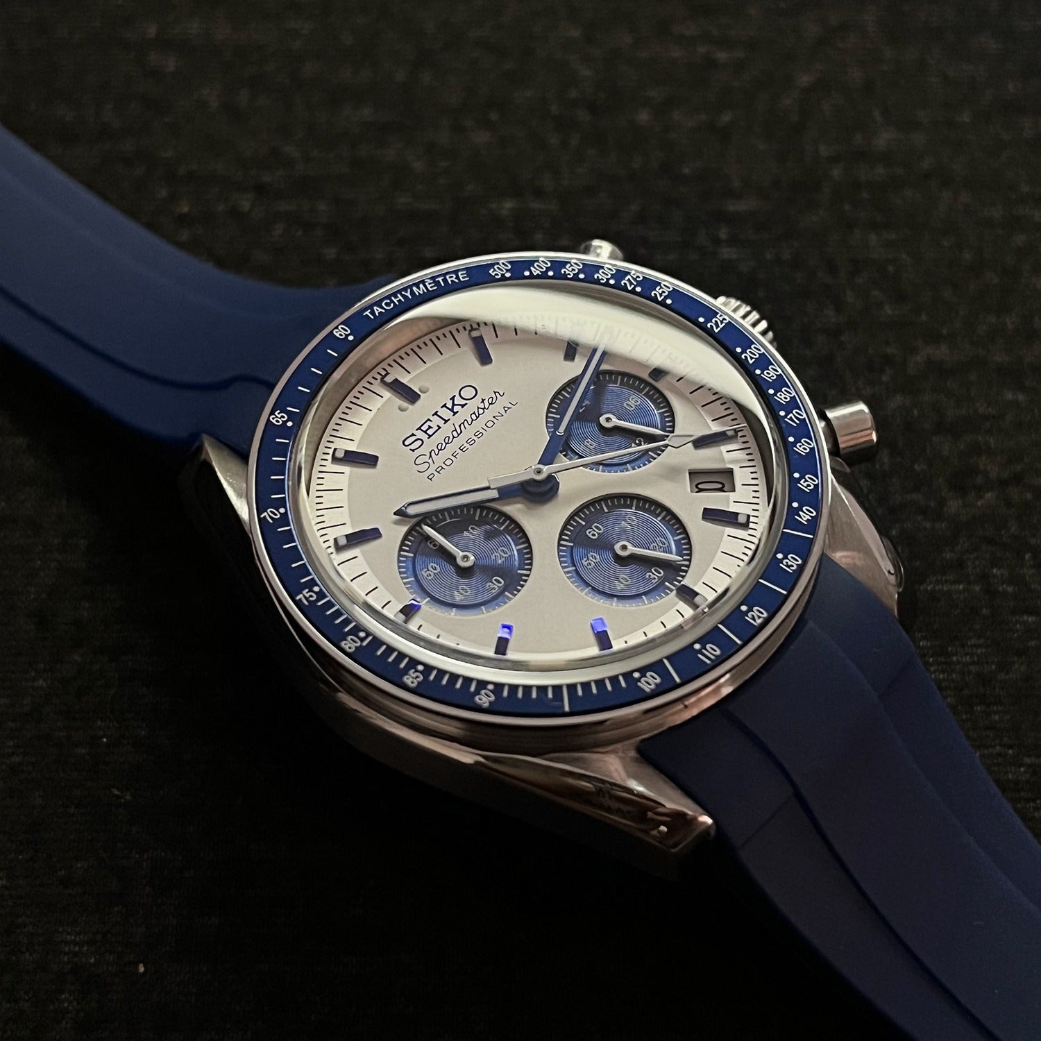 Blue Speed Seiko Mod Watch - 40mm – ZJani Mods